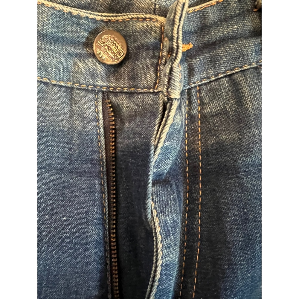 Vintage Chemin de fer Bootcut Jeans (Zipper Needs Repair) - Picture 7 of 16